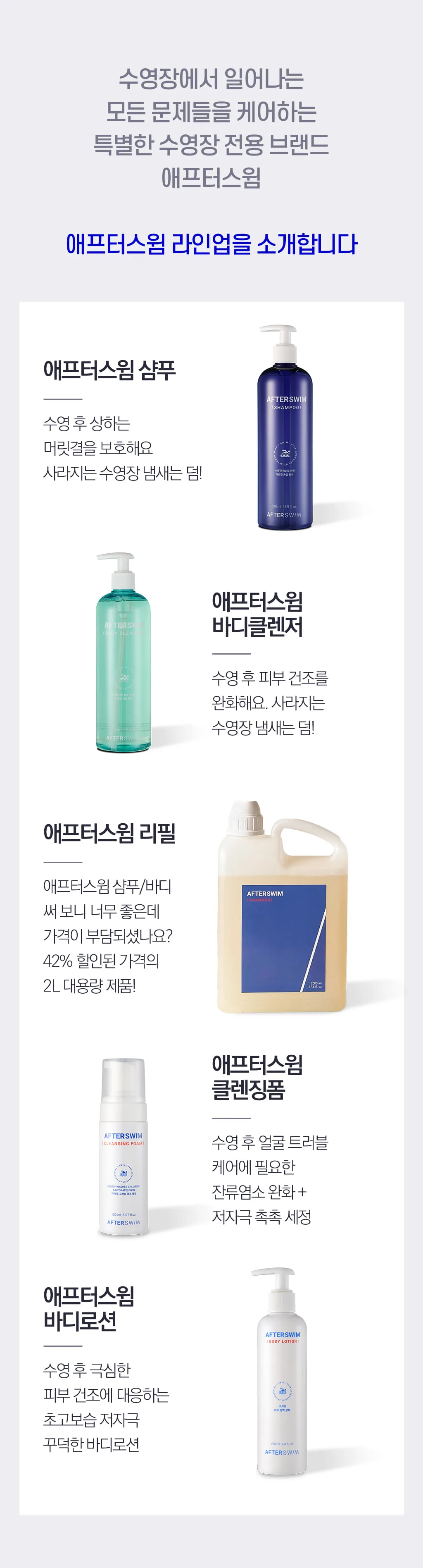 애프터스윔 클렌징폼 150ml 상세 이미지 14